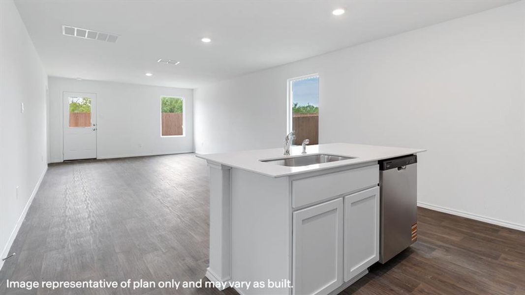 Furnished interior view inside a new home in Asher Oaks, Bonham (Image 7).