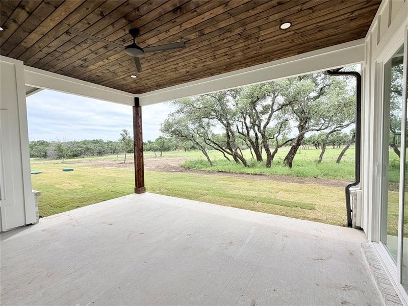 Exterior details and patio area of a home in , Weatherford (Image 28).