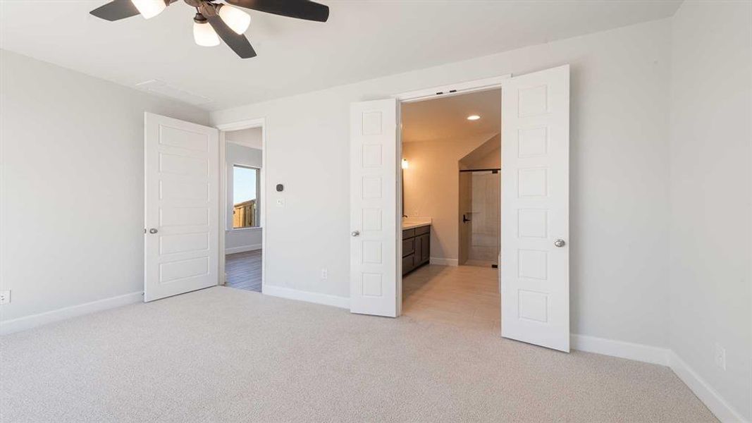 Spacious, unfurnished interior of a new home in The Heights At Uptown Celina 45', Celina (Image 15). Spacious, unfurnished interior of a new home in The Heights At Uptown Celina 45', Celina (Image 15).