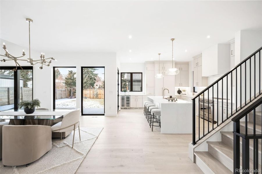Furnished interior view inside a new home in , Denver (Image 42).