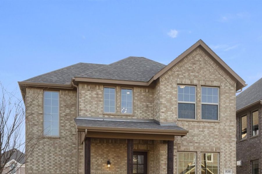 Representative exterior details of a home built from the Magnolia by UnionMain Homes in Edgewater, Fate (Image 3). Representative exterior details of a home built from the Magnolia by UnionMain Homes in Edgewater, Fate (Image 3).