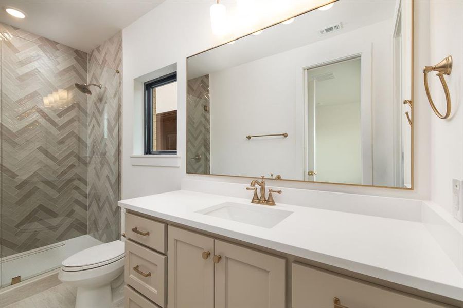 Furnished interior view inside a new home in Dove Station, Grapevine (Image 31).