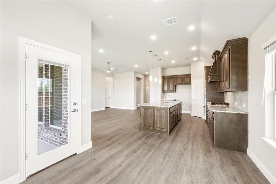 Furnished interior view inside a new home in The Oaks, Red Oak (Image 10). Furnished interior view inside a new home in The Oaks, Red Oak (Image 10).