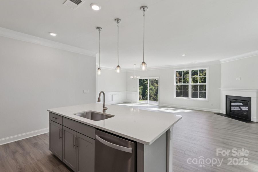 Furnished interior view inside a new home in Brookside, Troutman (Image 15).