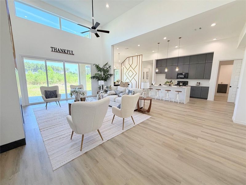 Furnished interior view inside a new home in , Dayton (Image 18). Furnished interior view inside a new home in , Dayton (Image 18).