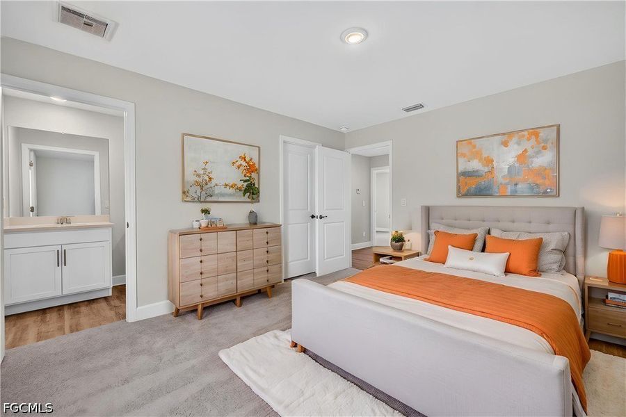 Furnished interior view inside a new home in Cape Coral, Cape Coral (Image 8). Furnished interior view inside a new home in Cape Coral, Cape Coral (Image 8).
