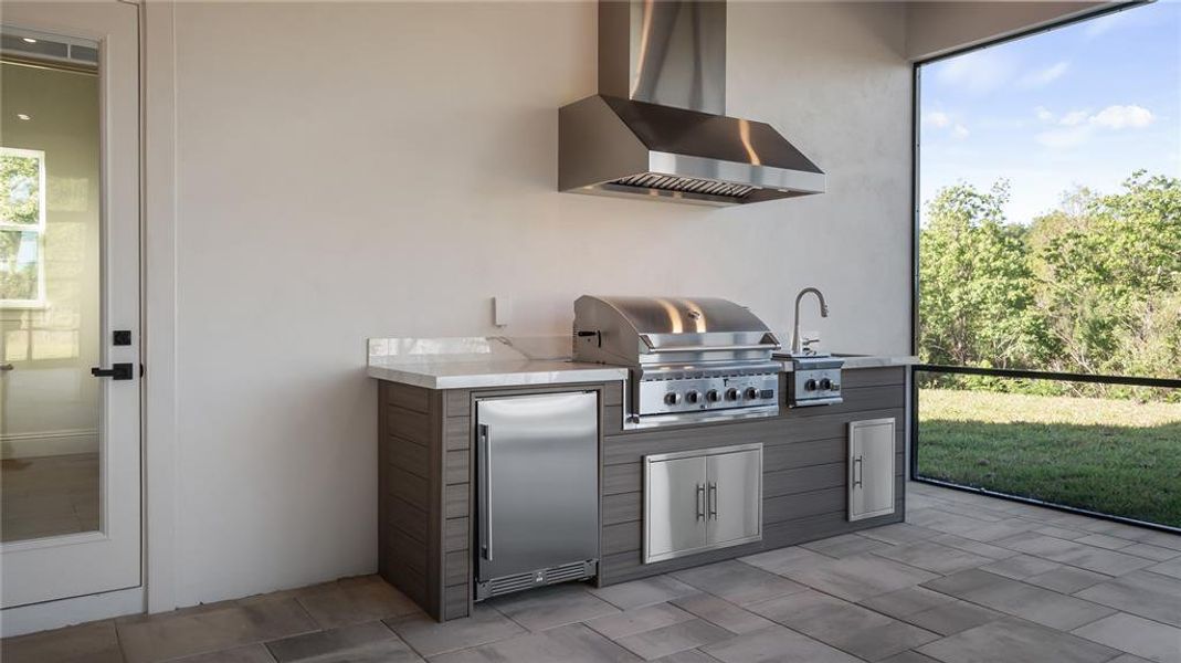 Exterior details and patio area of a home in , Sorrento (Image 34).