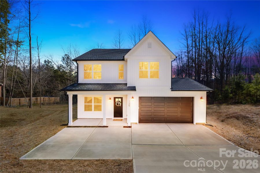 Front exterior of a new home in , Kings Mountain, NC, highlighting curb appeal (Image 23).