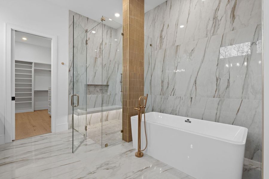 Furnished interior view inside a new home in , Houston (Image 7).