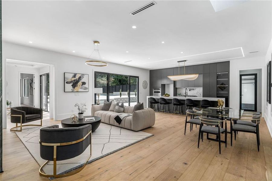 Furnished interior view inside a new home in , Mableton (Image 11).