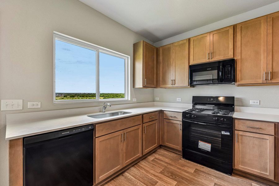 Furnished interior view inside a new home in Cloverleaf, Austin (Image 11).