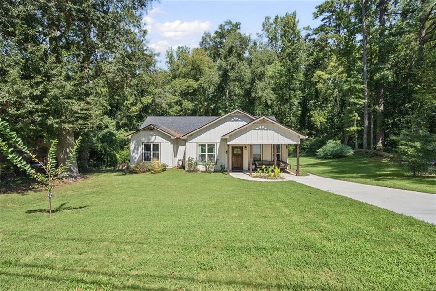 Front exterior of a new home in , Atlanta, GA, highlighting curb appeal (Image 21).
