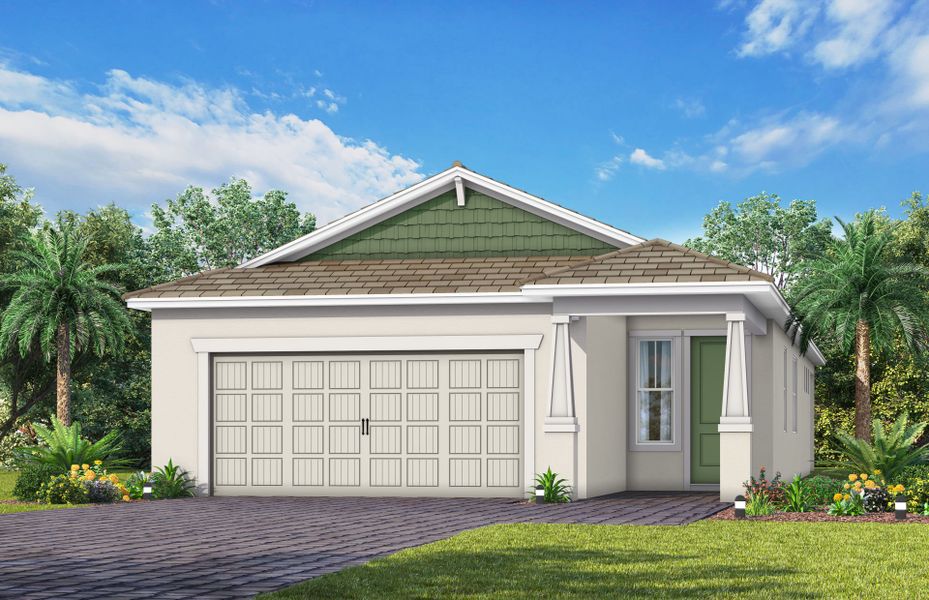 Representative exterior photo of a completed home built from the Hallmark by Pulte Homes in SeaFlower, Bradenton, FL (Image 27). Representative exterior photo of a completed home built from the Hallmark by Pulte Homes in SeaFlower, Bradenton, FL (Image 27).