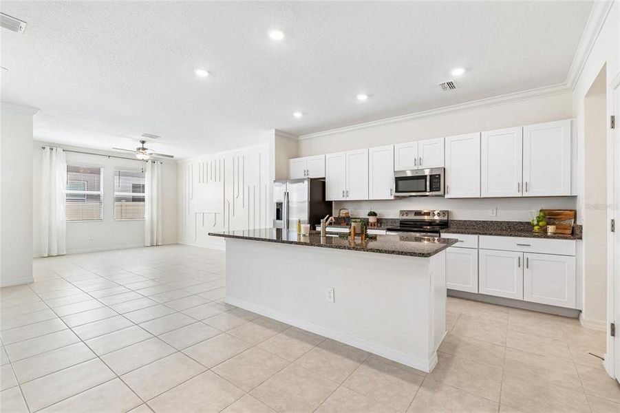 Furnished interior view inside a new home in , Tampa (Image 13). Furnished interior view inside a new home in , Tampa (Image 13).