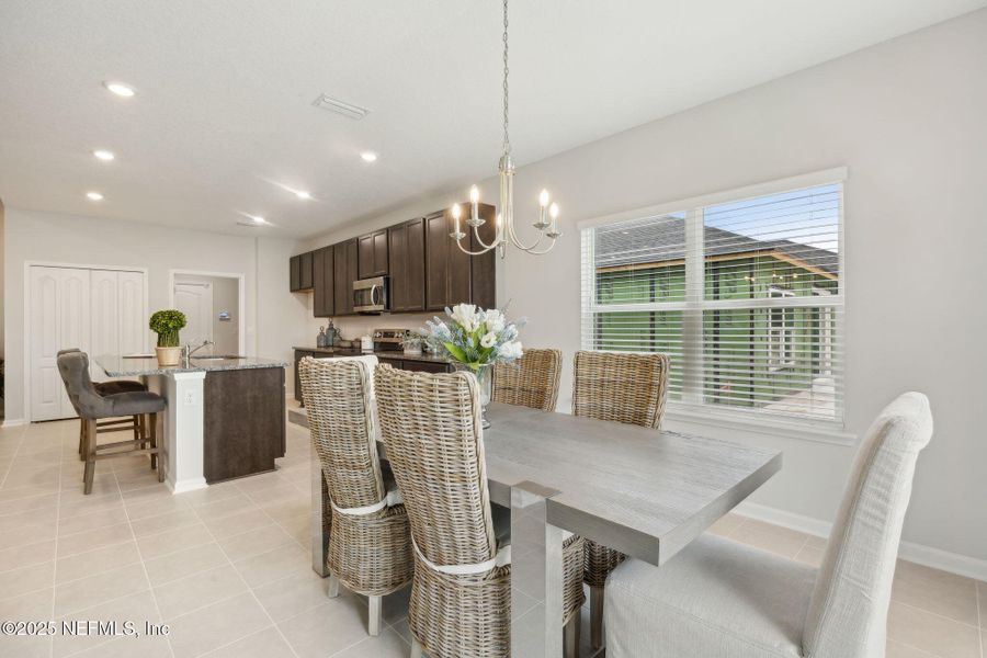 Furnished interior view inside a new home in , Jacksonville (Image 12).