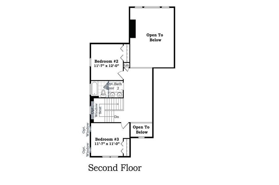 2D floor plan layout for the The Middleton by Norfolk Homes in Coronado Estates, Jackson, MI (Image 6). 2D floor plan layout for the The Middleton by Norfolk Homes in Coronado Estates, Jackson, MI (Image 6).