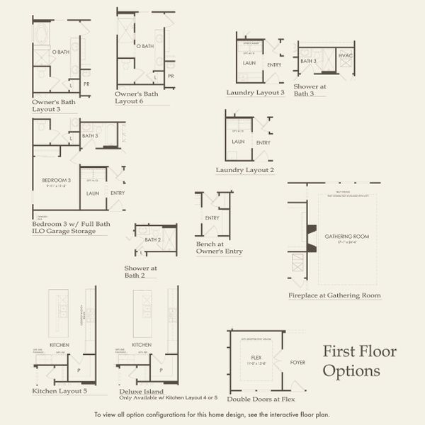 2D floor plan layout for the Stellar by Del Webb in Del Webb Barton Village, Lebanon, TN (Image 4).