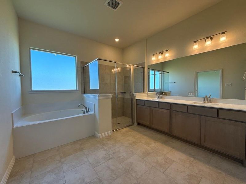 Furnished interior view inside a new home in Clear Sky Addition, Valley View (Image 6).