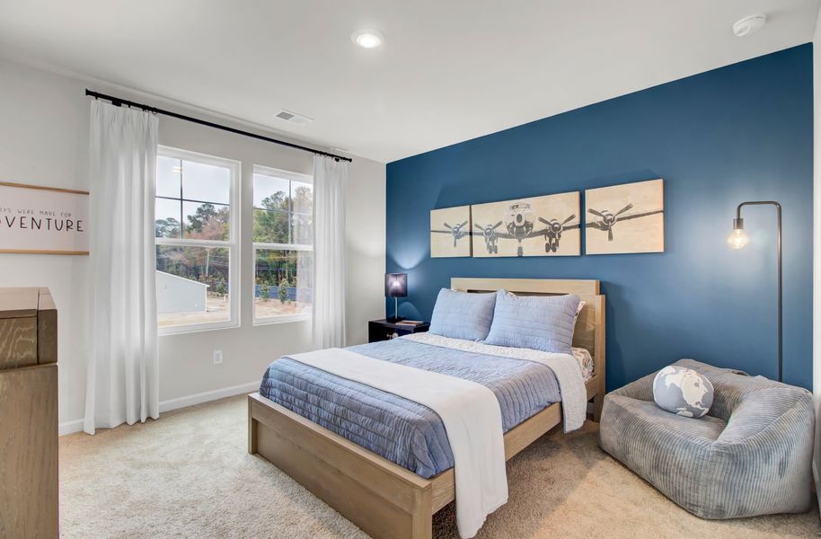 Furnished interior view inside a new home in Essence at Chestnut Ridge North, Hopkins (Image 30).