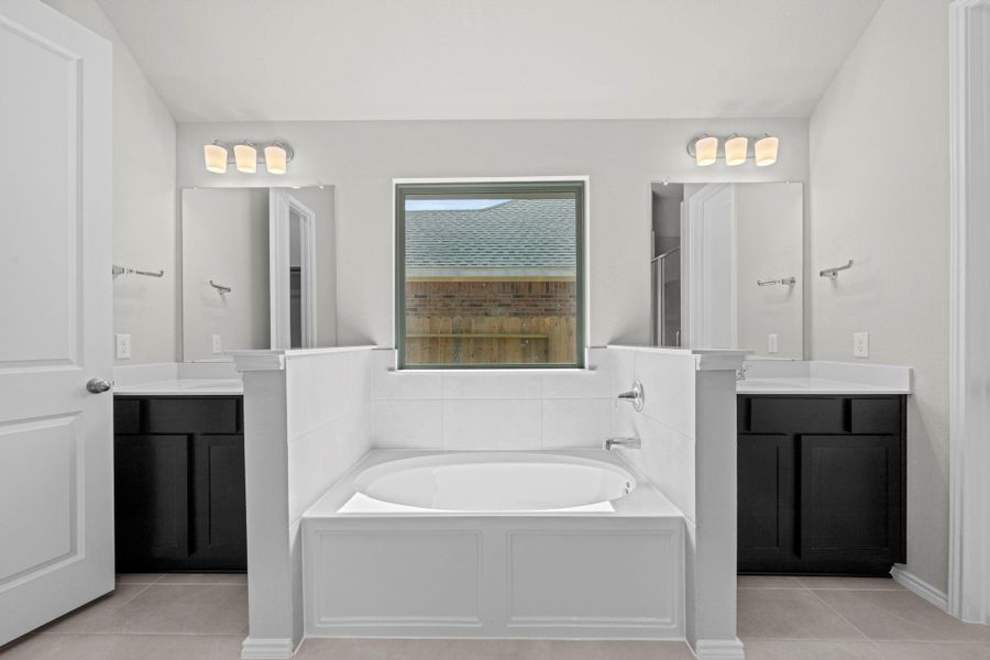Furnished interior view inside a new home in The Trails, New Caney (Image 10).