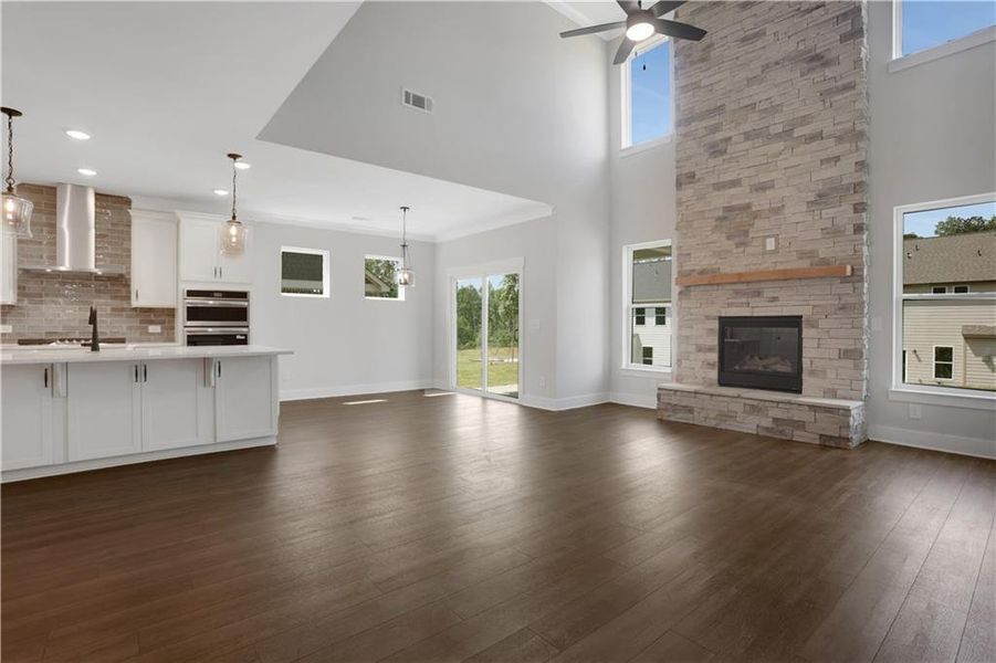 Spacious, unfurnished interior of a new home in , Loganville (Image 24). Spacious, unfurnished interior of a new home in , Loganville (Image 24).