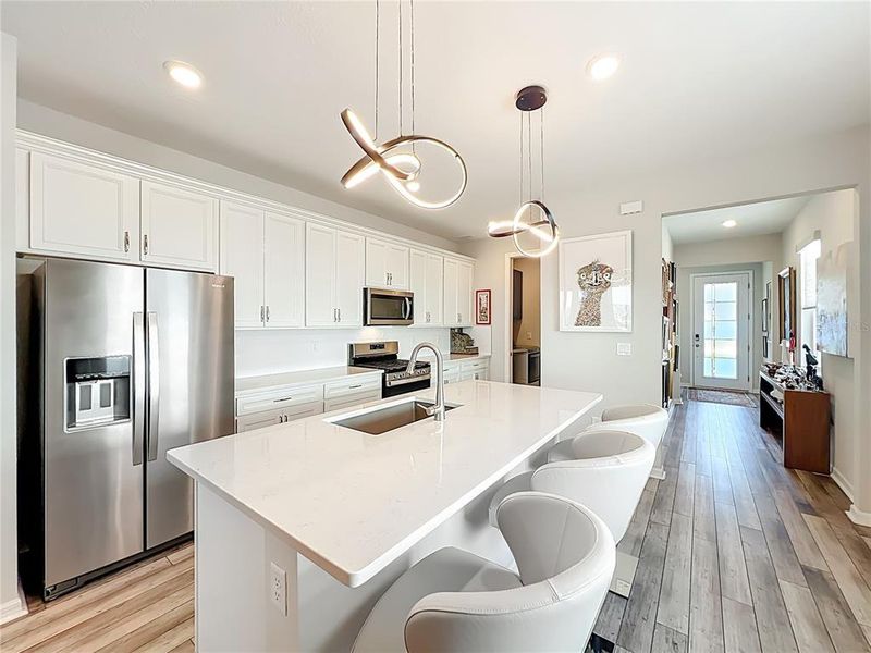Furnished interior view inside a new home in Del Webb Minneola, Minneola (Image 29). Furnished interior view inside a new home in Del Webb Minneola, Minneola (Image 29).