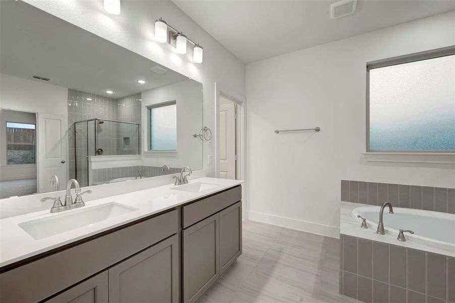 Furnished interior view inside a new home in Vintage Village, Argyle (Image 5).