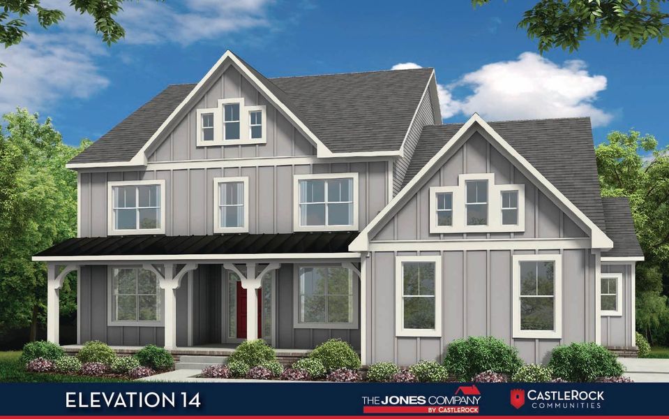 Representative exterior photo of a completed home built from the Carlisle by CastleRock Communities in Belvoir, Fairview, TN (Image 25).