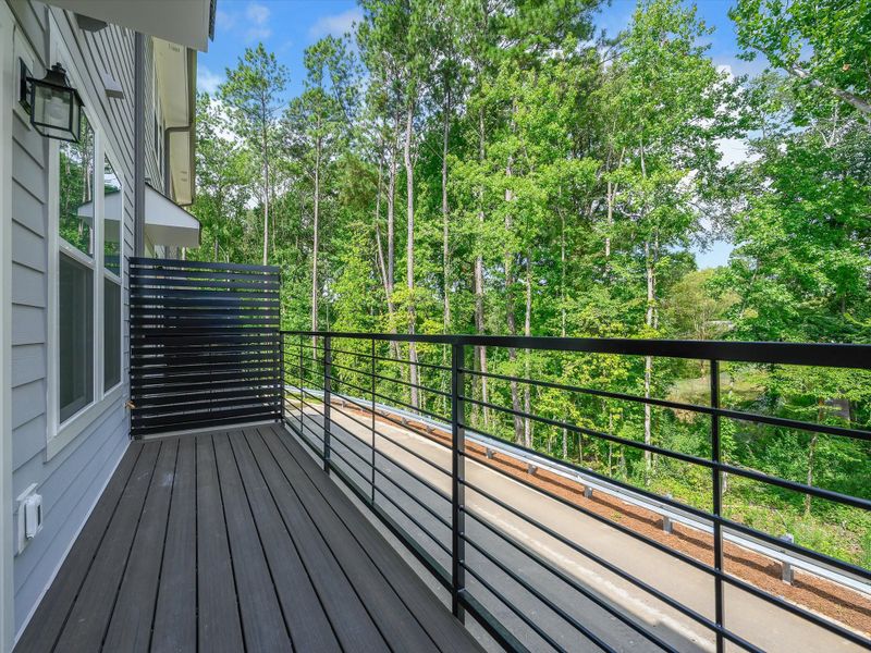 Exterior details and patio area of a home in Central Living at Craig, Charlotte (Image 2).