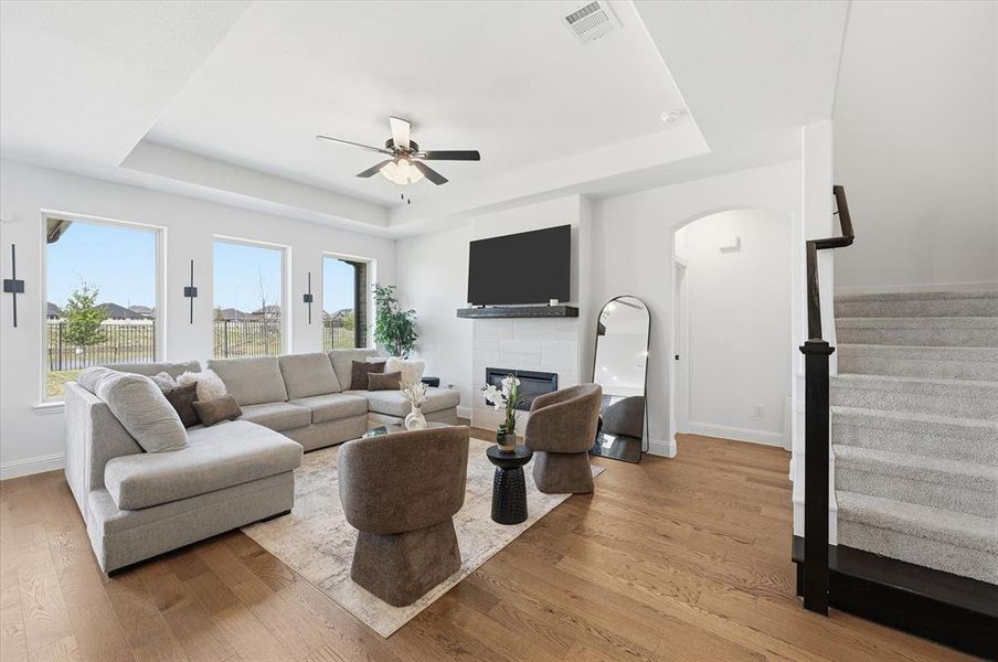 Furnished interior view inside a new home in , Venus (Image 11). Furnished interior view inside a new home in , Venus (Image 11).