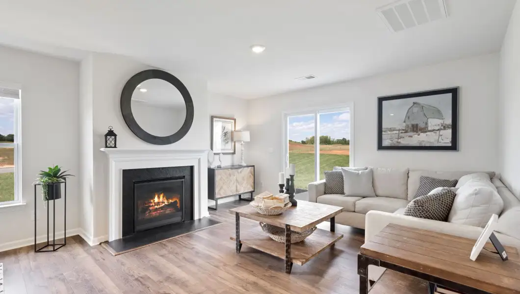 Furnished interior view inside a new home in Rocky River Ridge, Anderson (Image 14).