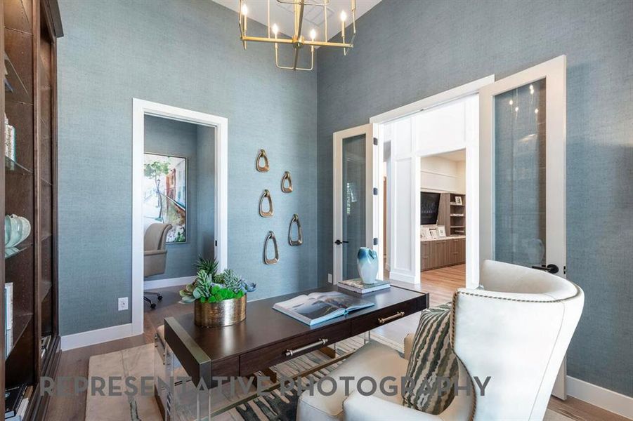 Furnished interior view inside a new home in Furst Ranch, Flower Mound (Image 16).