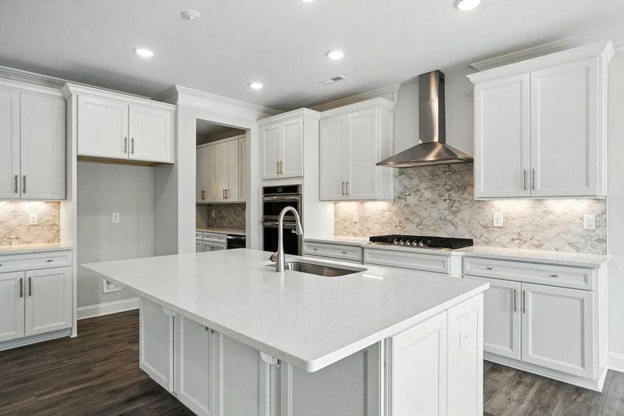 Furnished interior view inside a new home in Hampton Woods, Charlotte (Image 7). Furnished interior view inside a new home in Hampton Woods, Charlotte (Image 7).