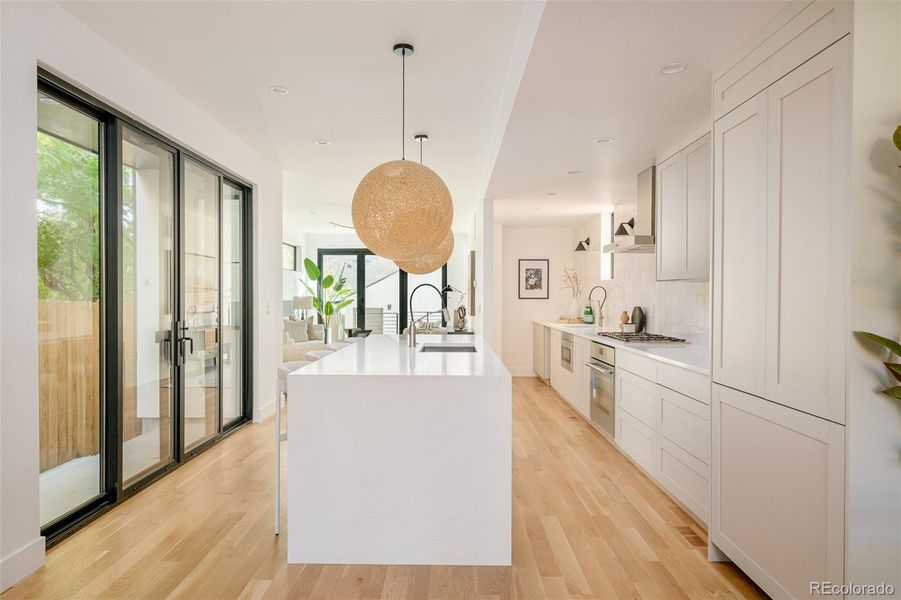 Furnished interior view inside a new home in , Denver (Image 11). Furnished interior view inside a new home in , Denver (Image 11).
