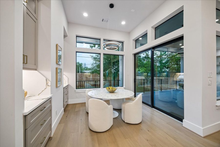 Furnished interior view inside a new home in , Bellaire (Image 15).