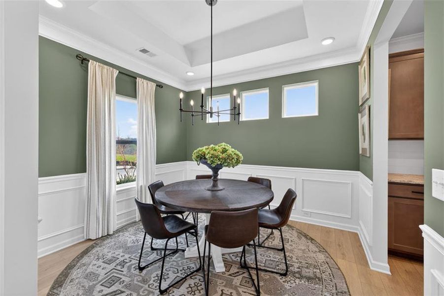 Furnished interior view inside a new home in Oakmont, Dallas (Image 3).