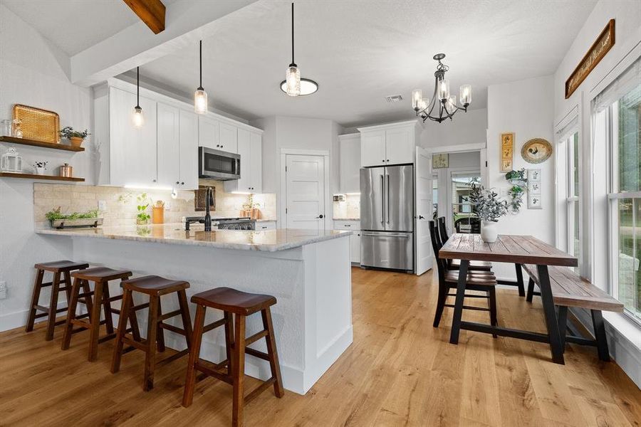 Beautiful custom kitchen in home number three