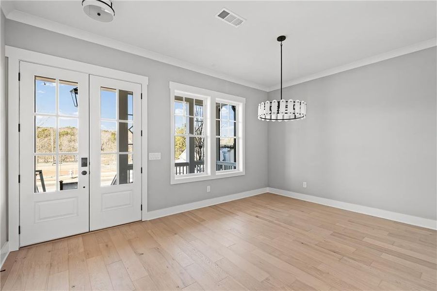 Spacious, unfurnished interior of a new home in , Ball Ground (Image 15). Spacious, unfurnished interior of a new home in , Ball Ground (Image 15).