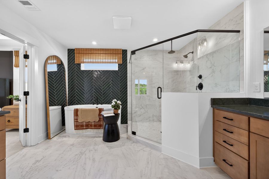 Representative furnished interior of a home built from the Riverton by Pulte Homes in Riversprings, Dacula (Image 44).