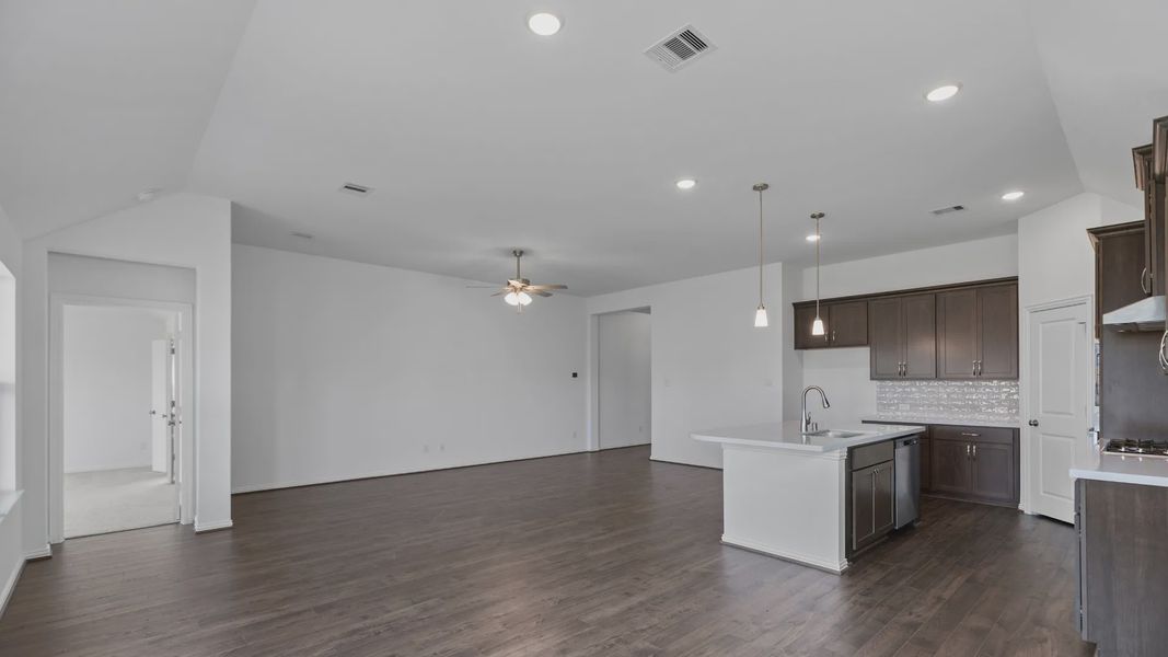 Furnished interior view inside a new home in Sunterra, Katy (Image 12).