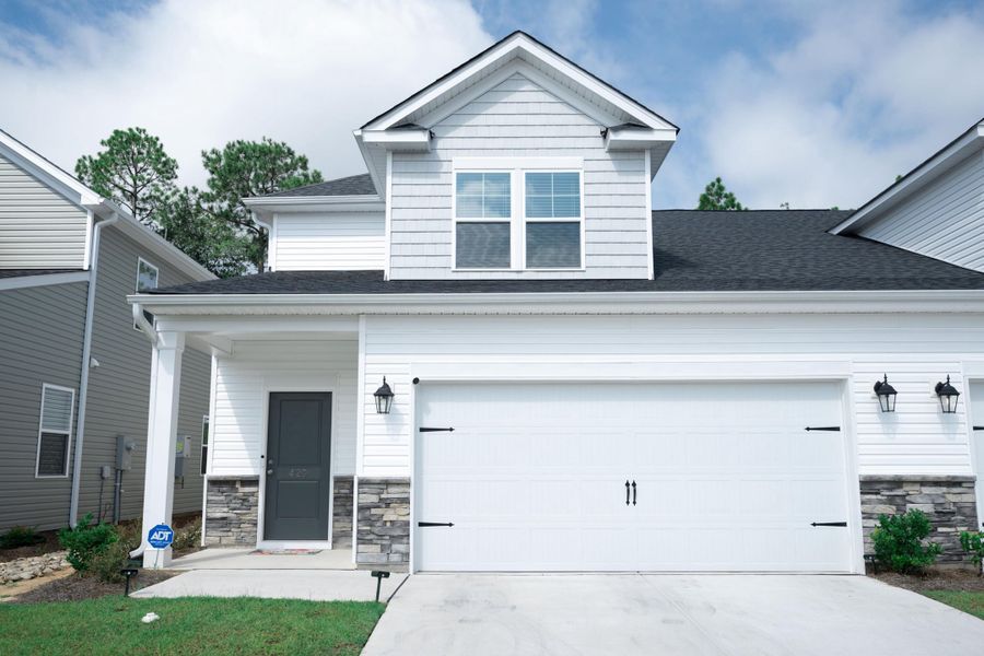 Front exterior of a new home in , Lexington, SC, highlighting curb appeal (Image 20). Front exterior of a new home in , Lexington, SC, highlighting curb appeal (Image 20).