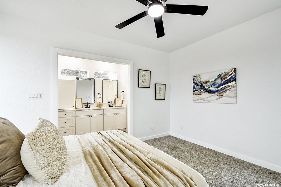 Furnished interior view inside a new home in , San Antonio (Image 10).