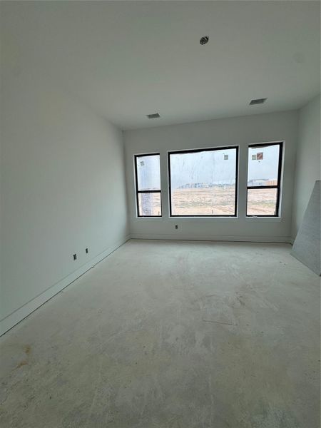 Oversized windows in primary that look to NO REAR neighbor