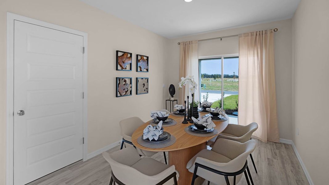 Furnished interior view inside a new home in Harmony at Lake Eloise, Winter Haven (Image 4).
