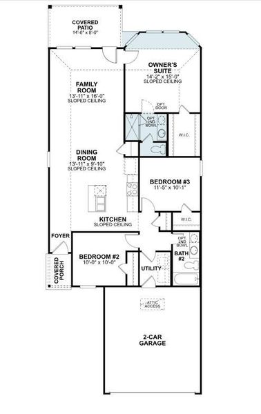 2D floor plan layout of this home in Magnolia Ridge, Magnolia, TX (Image 5). 2D floor plan layout of this home in Magnolia Ridge, Magnolia, TX (Image 5).