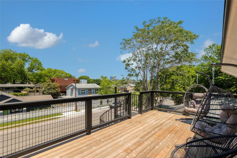 Exterior details and patio area of a home in , Austin (Image 3).