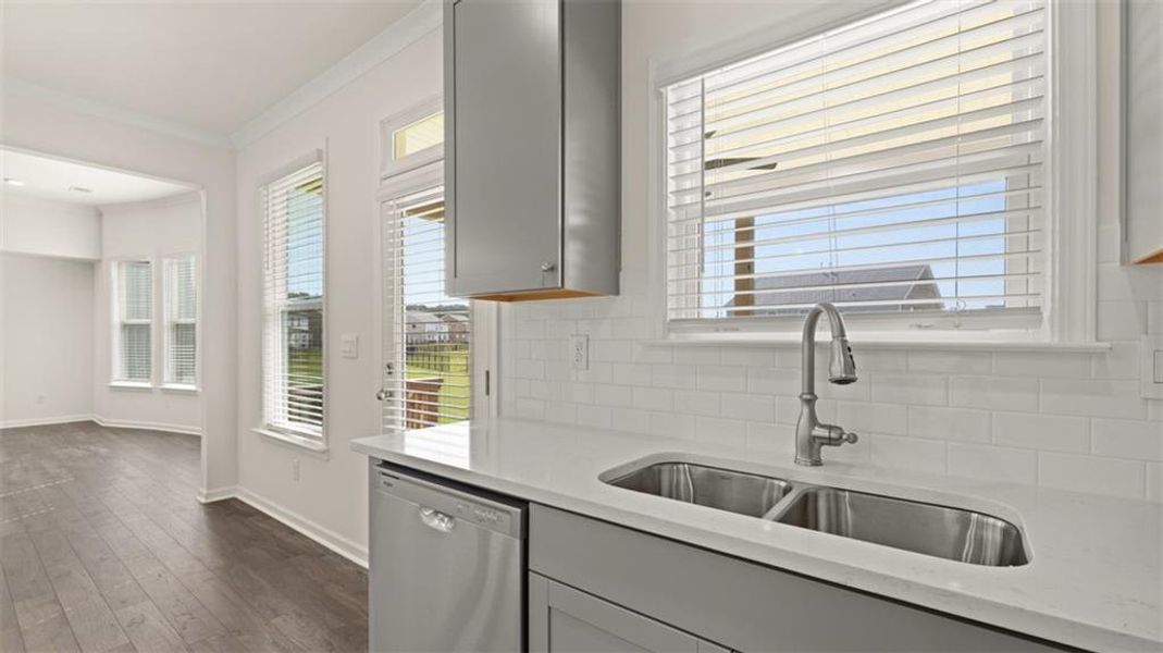 Furnished interior view inside a new home in Westland, Bogart (Image 8). Furnished interior view inside a new home in Westland, Bogart (Image 8).