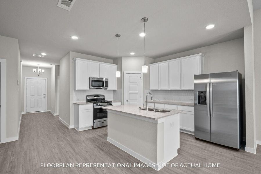 Furnished interior view inside a new home in Lago Mar, Santa Fe (Image 11). Furnished interior view inside a new home in Lago Mar, Santa Fe (Image 11).