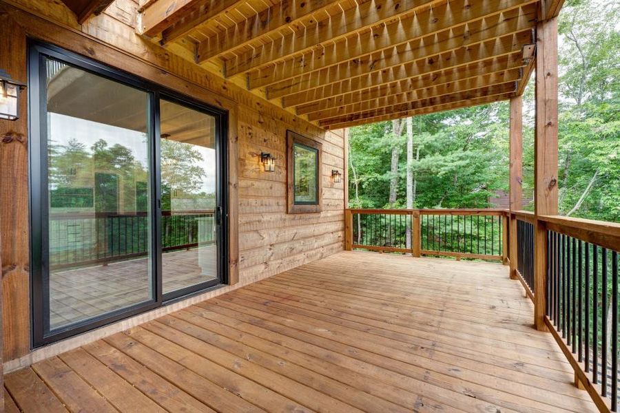 Exterior details and patio area of a home in , Ellijay (Image 29). Exterior details and patio area of a home in , Ellijay (Image 29).