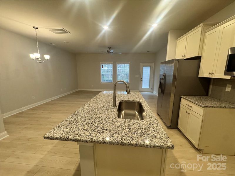 Furnished interior view inside a new home in Pine Trace, Gastonia (Image 3). Furnished interior view inside a new home in Pine Trace, Gastonia (Image 3).